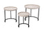 Jamie Young Maddox Faux Shagreen Nesting Tables (Set of 3), Cream