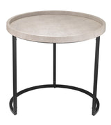 Jamie Young Maddox Faux Shagreen Nesting Tables (Set of 3), Cream