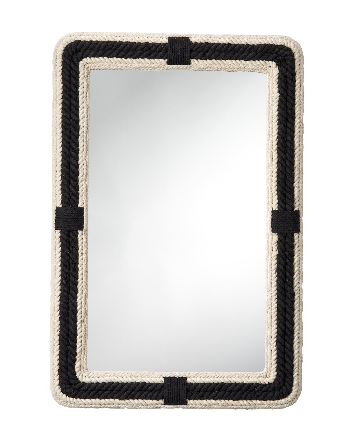 Jamie Young Contrast Jute Rectangle Mirror