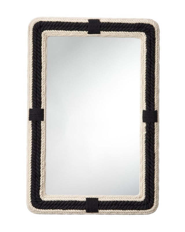 Jamie Young Contrast Jute Rectangle Mirror