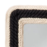 Jamie Young Contrast Jute Rectangle Mirror