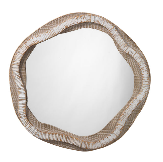 Jamie Young River Organic Rattan Mirror