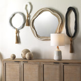 Jamie Young River Organic Rattan Mirror