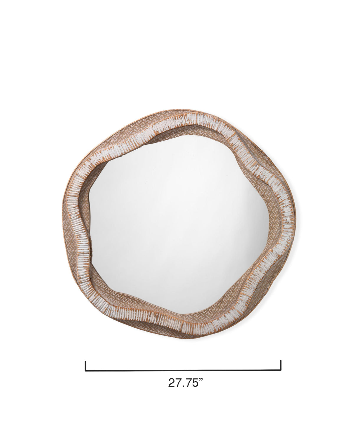 Jamie Young River Organic Rattan Mirror