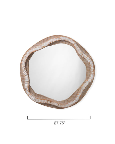 Jamie Young River Organic Rattan Mirror