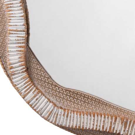 Jamie Young River Organic Rattan Mirror