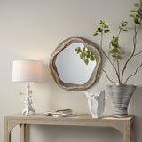 Jamie Young River Organic Rattan Mirror