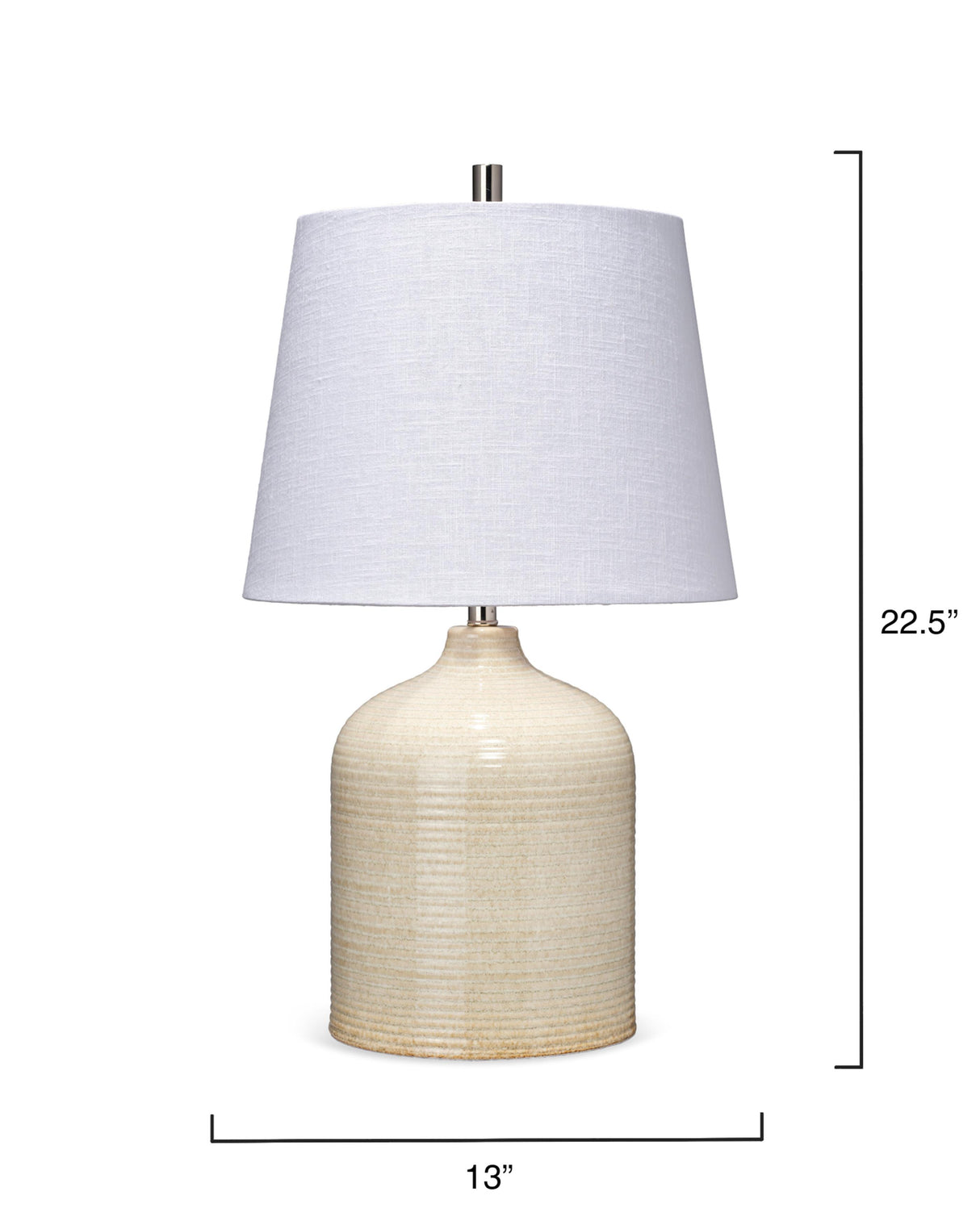 Jamie Young Au Lait Ceramic Table Lamp