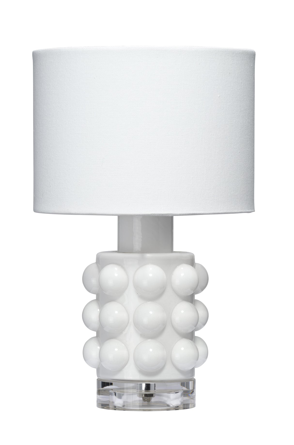 Jamie Young Seltzer Blown Glass Table Lamp, White