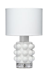 Jamie Young Seltzer Blown Glass Table Lamp, White