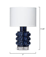 Jamie Young Seltzer Blown Glass Table Lamp, Blue