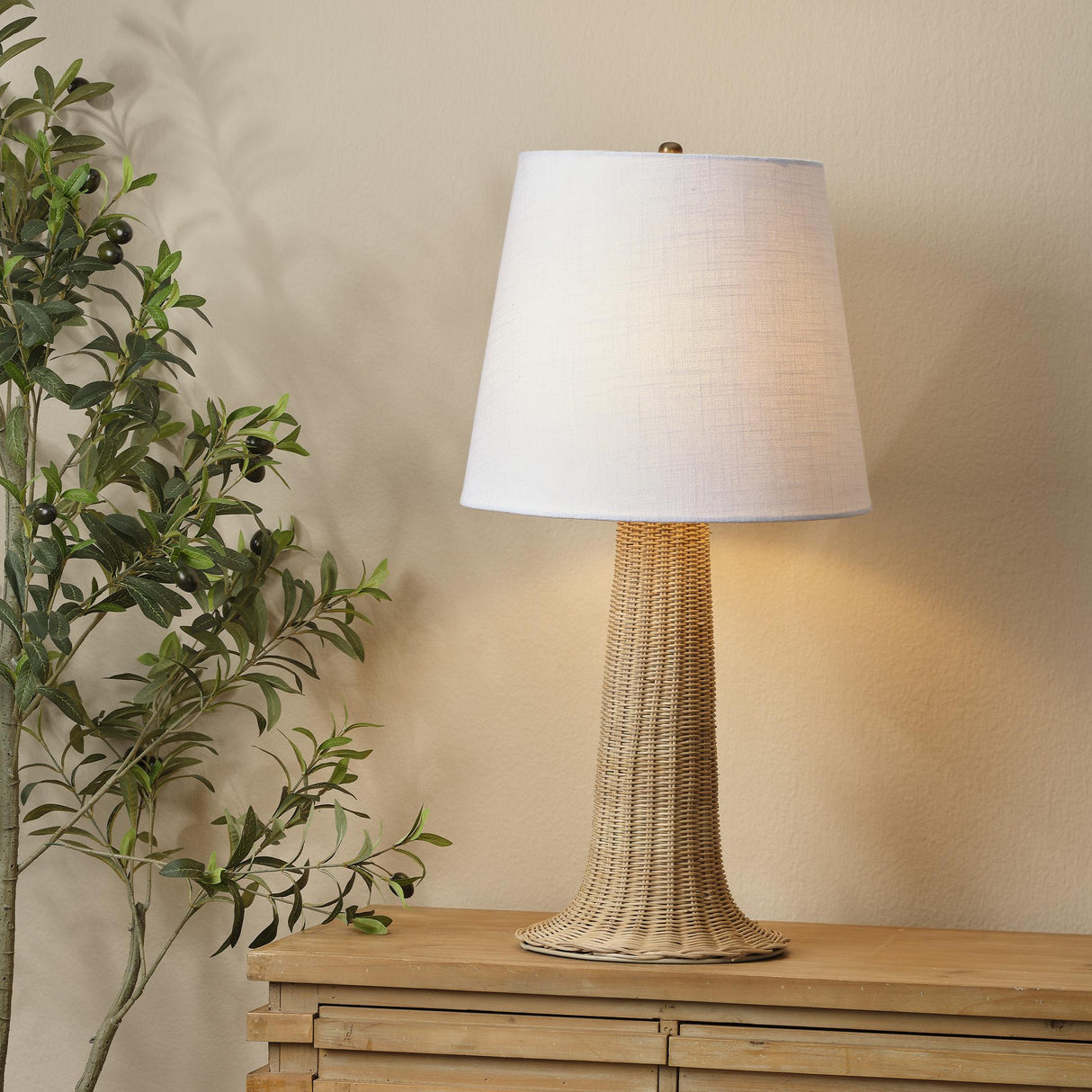 Jamie Young Walden Cane Table Lamp