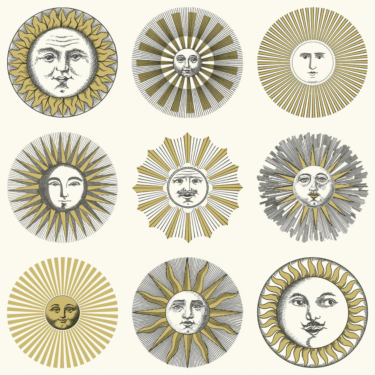 Cole & Son SOLI CREAM & GOLD Wallpaper