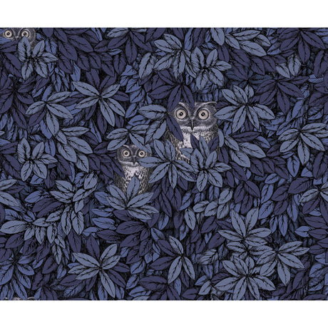 Cole & Son FOGLIE E CIVETTE MIDNIGHT Wallpaper