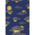 Cole & Son SOLI E NUVOLE YELLOW BLUE Wallpaper