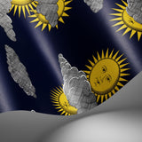 Cole & Son SOLI E NUVOLE YELLOW BLUE Wallpaper