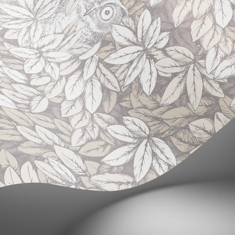 Cole & Son FOGLIE E CIVETTE WHITE Wallpaper