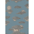 Cole & Son SOLI E NUVOLE TEAL Wallpaper