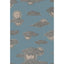 Cole & Son SOLI E NUVOLE TEAL Wallpaper