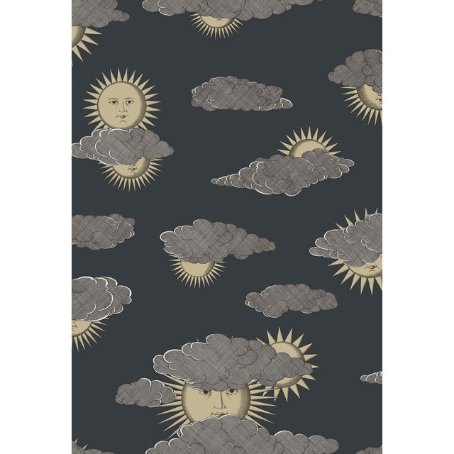 Cole & Son SOLI E NUVOLE GOLD SILVER Wallpaper