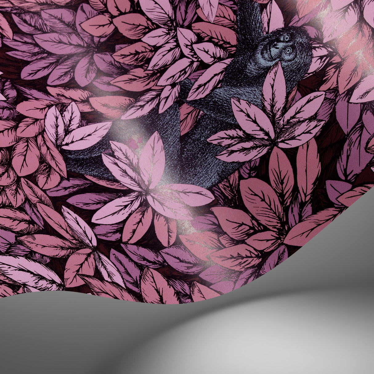 Cole & Son FOGLIE E SCIMMIE BLUSH Wallpaper