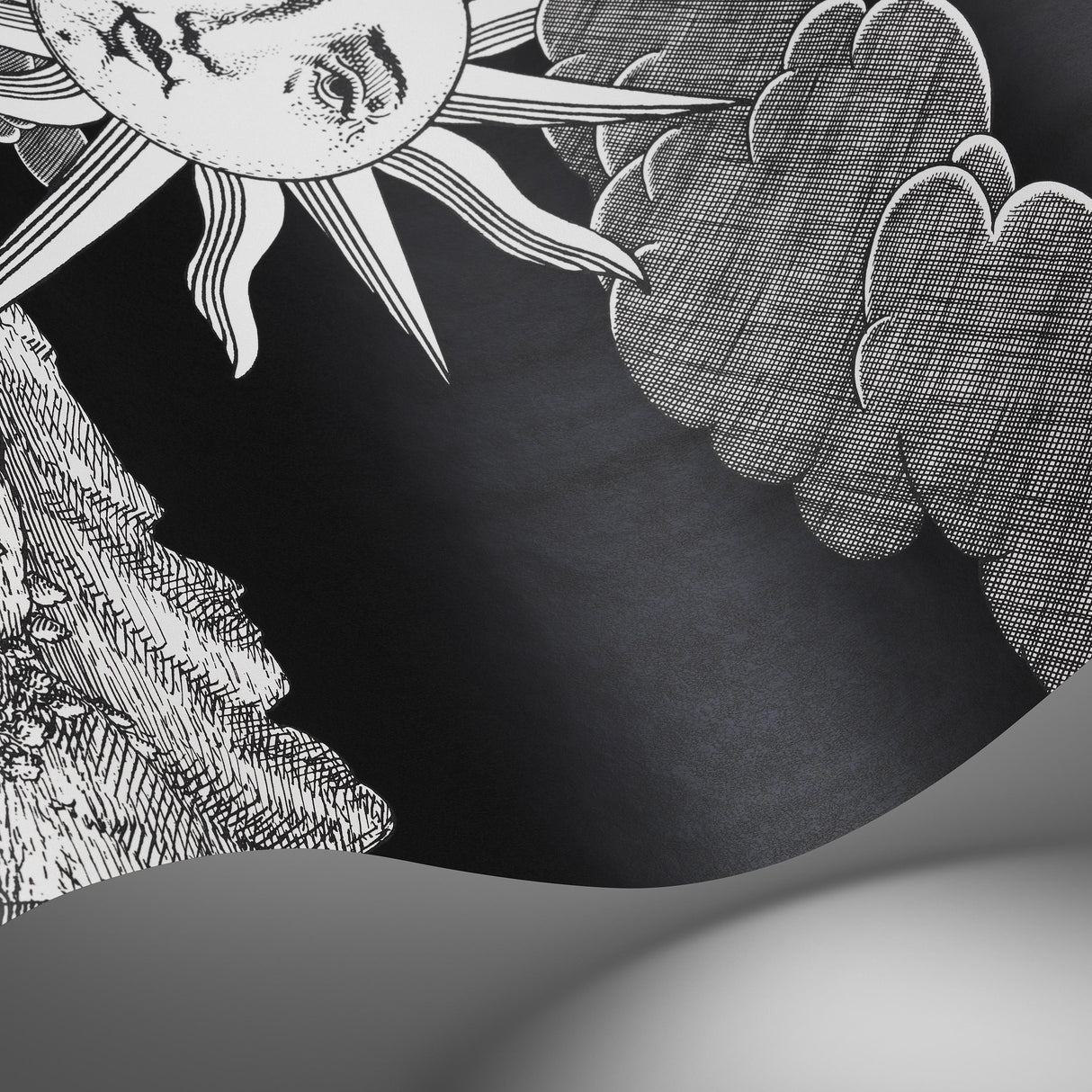 Cole & Son VISTA MEDITERRANEA CHARCOAL Wallpaper