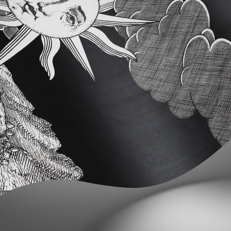 Cole & Son VISTA MEDITERRANEA CHARCOAL Wallpaper