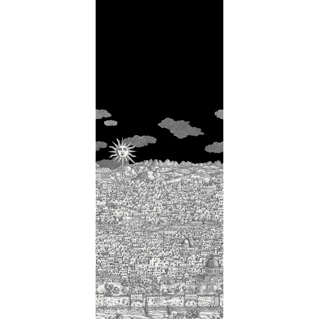 Cole & Son VISTA MEDITERRANEA CHARCOAL Wallpaper