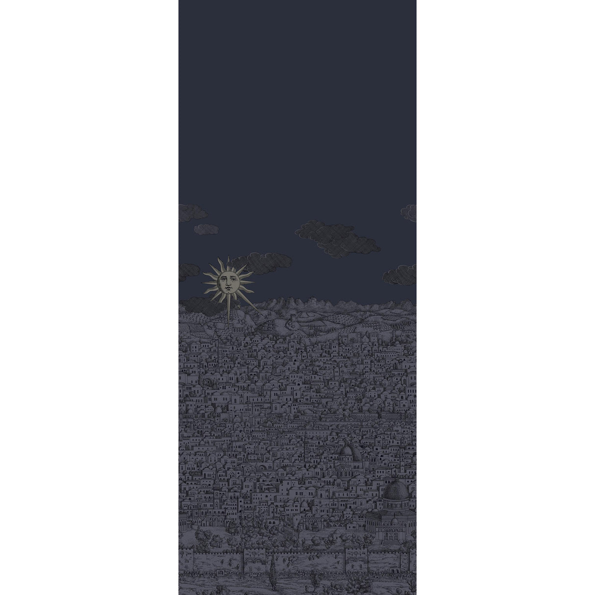 Cole & Son VISTA MEDITERRANEA MIDNIGHT Wallpaper
