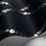 Cole & Son CAMMEI SILVER ON INK Wallpaper