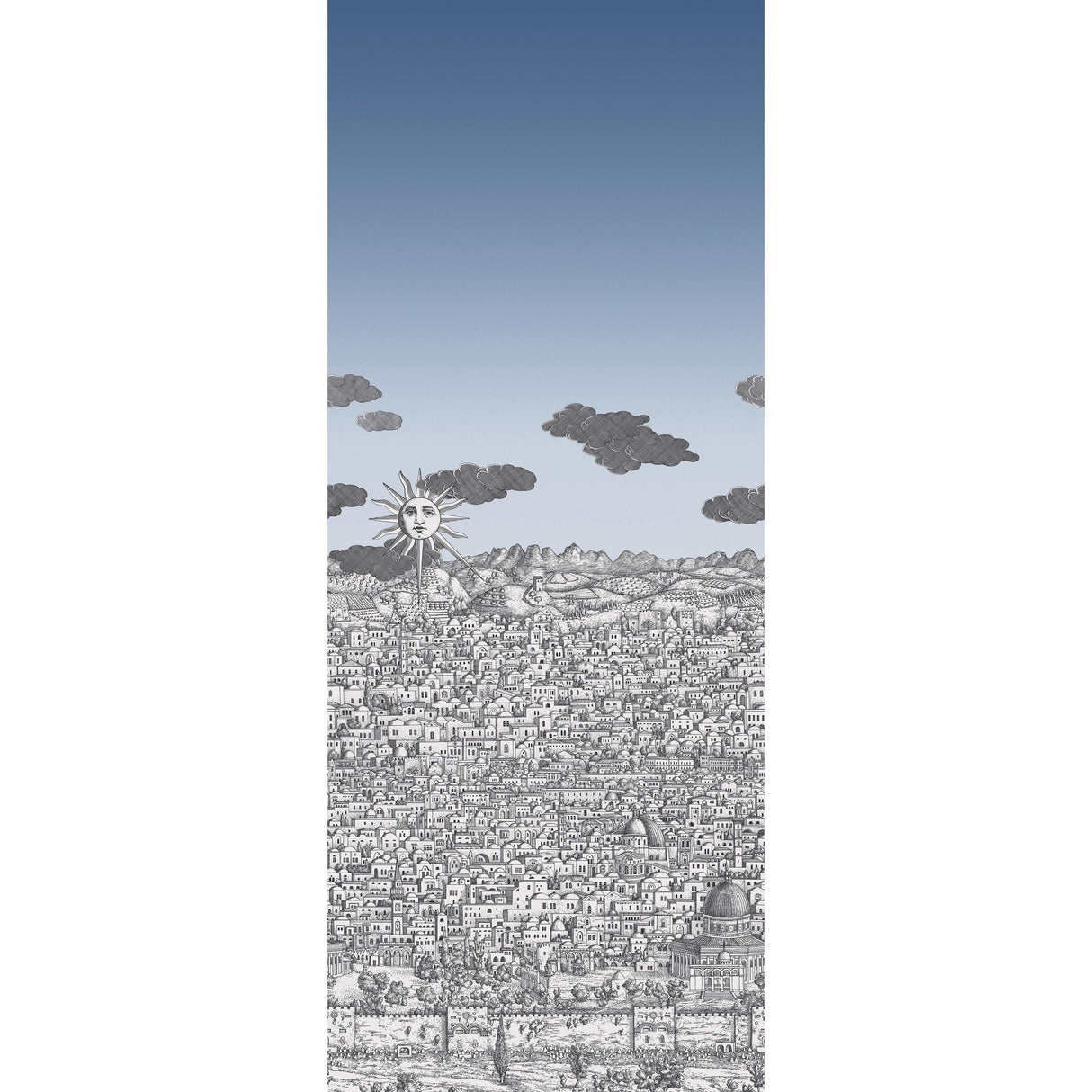 Cole & Son VISTA MEDITERRANEA BLUE Wallpaper