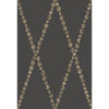 Cole & Son Cammei Gold On Charcoal Wallpaper