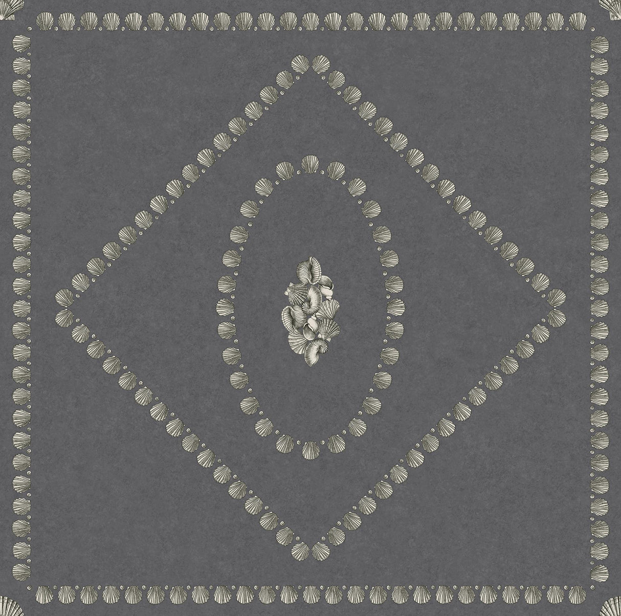 Cole & Son CONCHIGLIE CHARCOAL Wallpaper