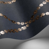 Cole & Son CAMMEI SLATE & ROSE GOLD Wallpaper