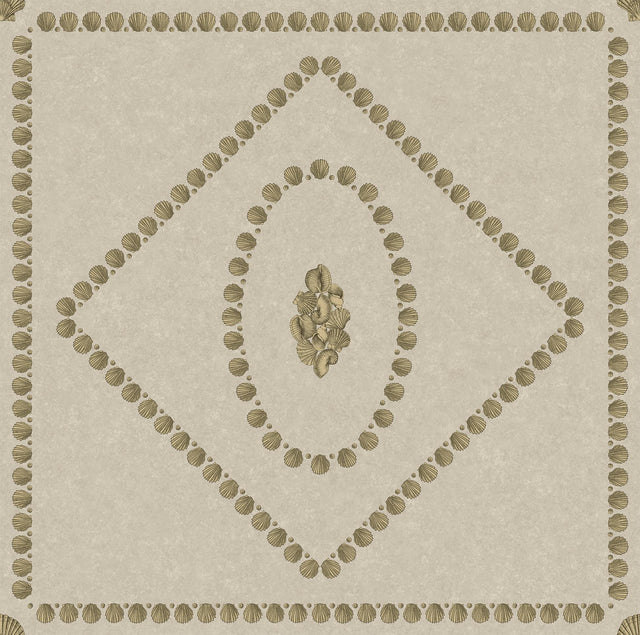 Cole & Son CONCHIGLIE GOLD ON STONE Wallpaper