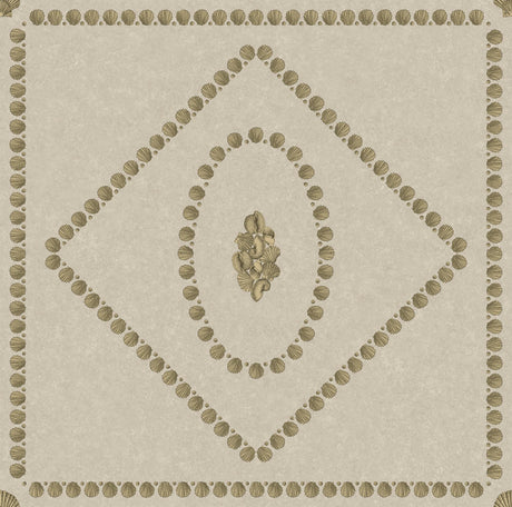 Cole & Son CONCHIGLIE GOLD ON STONE Wallpaper