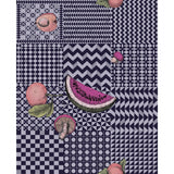 Cole & Son FRUTTA E GEOMETRICO INK Wallpaper