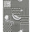 Cole & Son FRUTTA E GEOMETRICO BLACK Wallpaper