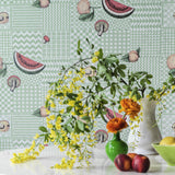 Cole & Son FRUTTA E GEOMETRICO PASTEL Wallpaper