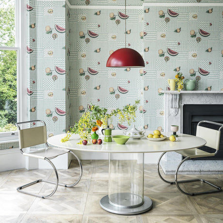 Cole & Son FRUTTA E GEOMETRICO PASTEL Wallpaper