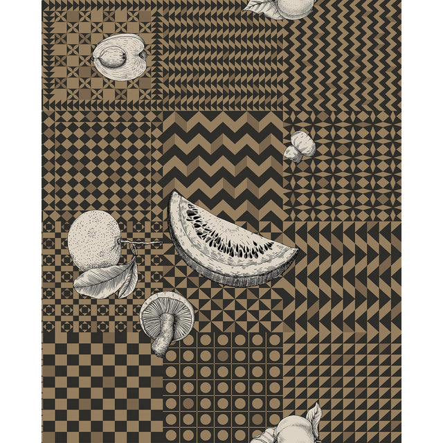 Cole & Son FRUTTA E GEOMETRICO GOLD Wallpaper