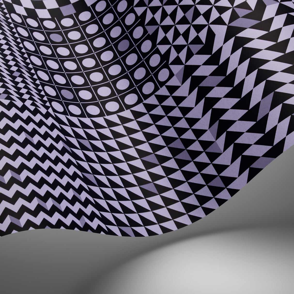 Cole & Son GEOMETRICO MAGENTA & INK Wallpaper