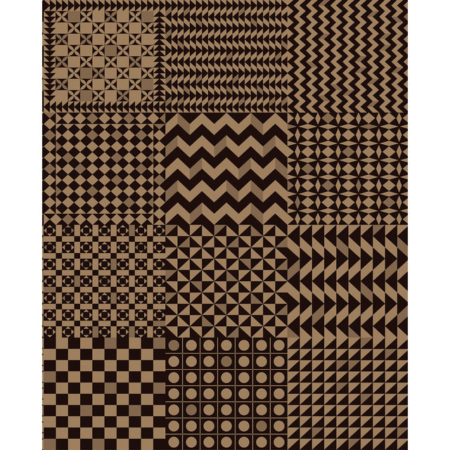 Cole & Son GEOMETRICO BLACK & GOLD Wallpaper
