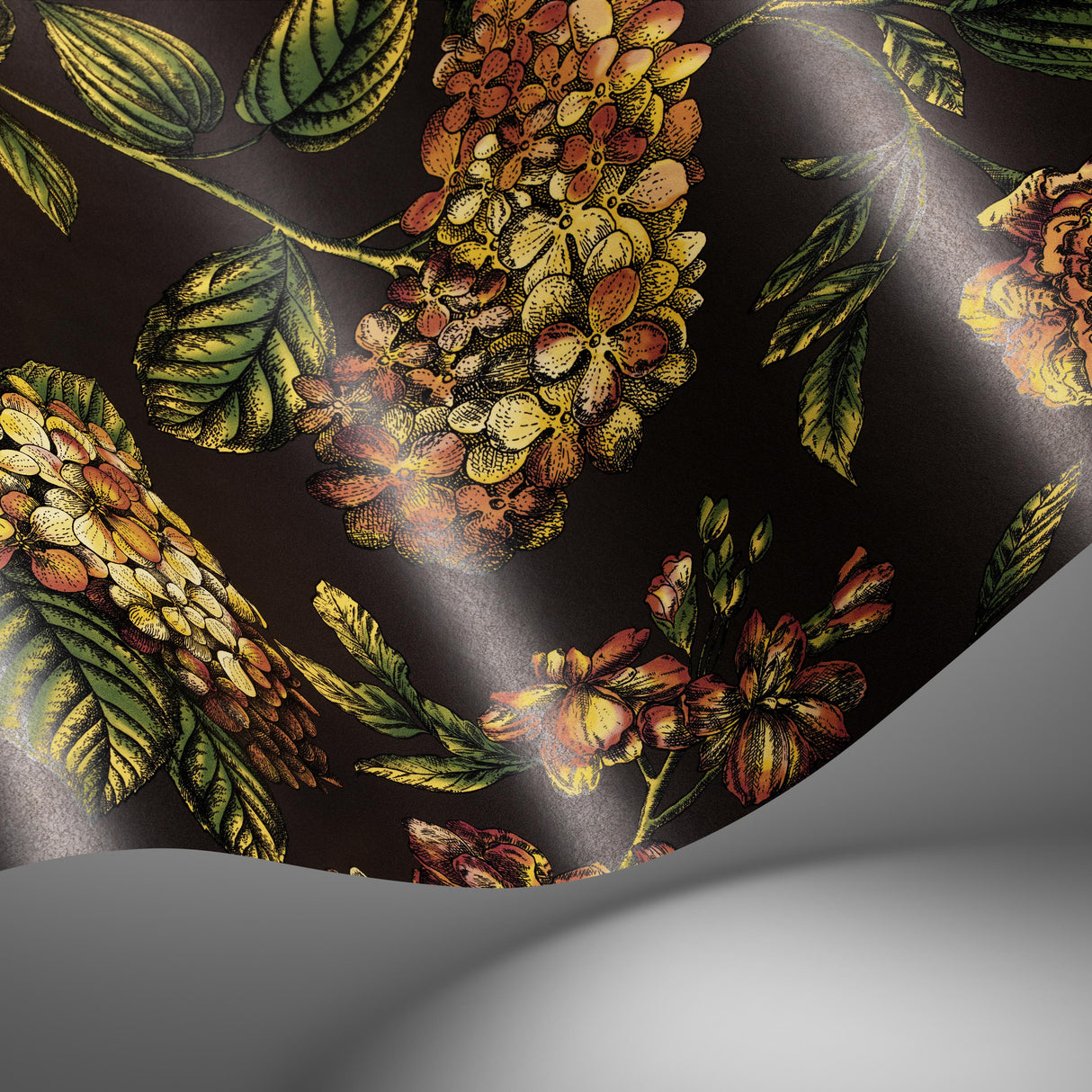 Cole & Son RAMO DI ORTENSIA AUTUMNAL Wallpaper