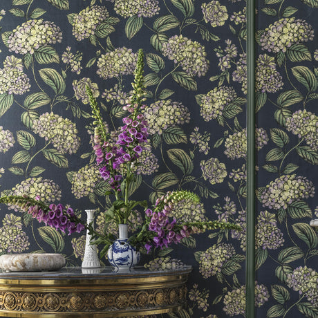 Cole & Son RAMO DI ORTENSIA INK Wallpaper