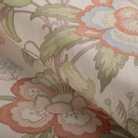 Lee Jofa DAVENPORT PRINT CORAL Fabric