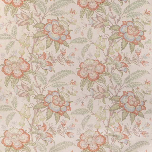 Lee Jofa DAVENPORT PRINT CORAL Fabric