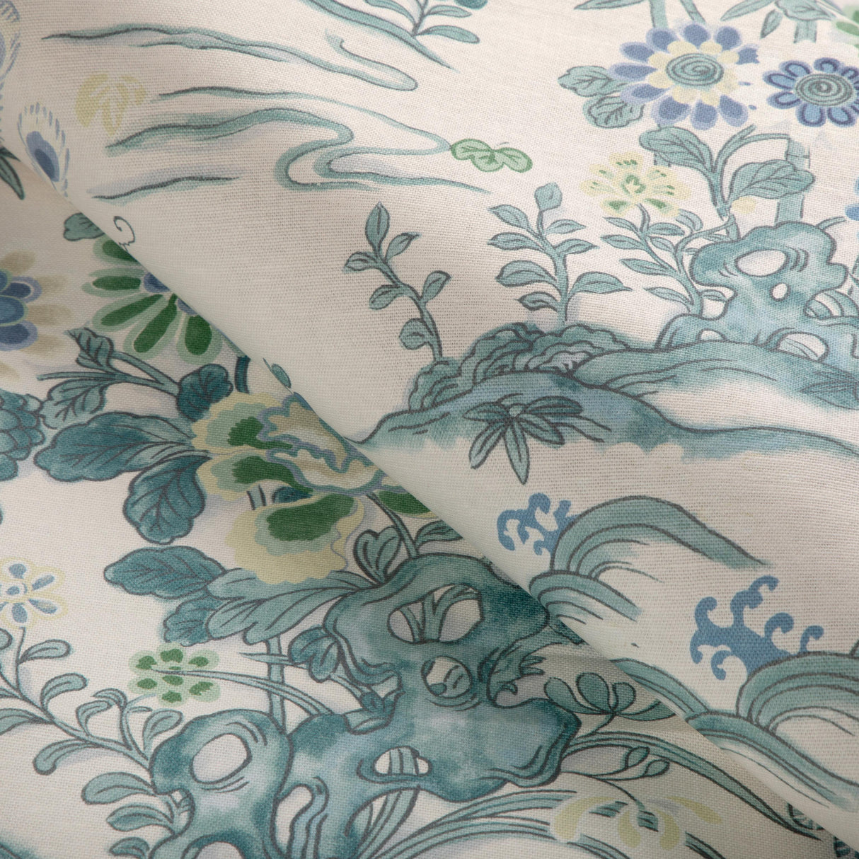 Lee Jofa SAKURA PRINT TEAL Fabric