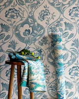 Lee Jofa CALATHEA PRINT AQUA Fabric