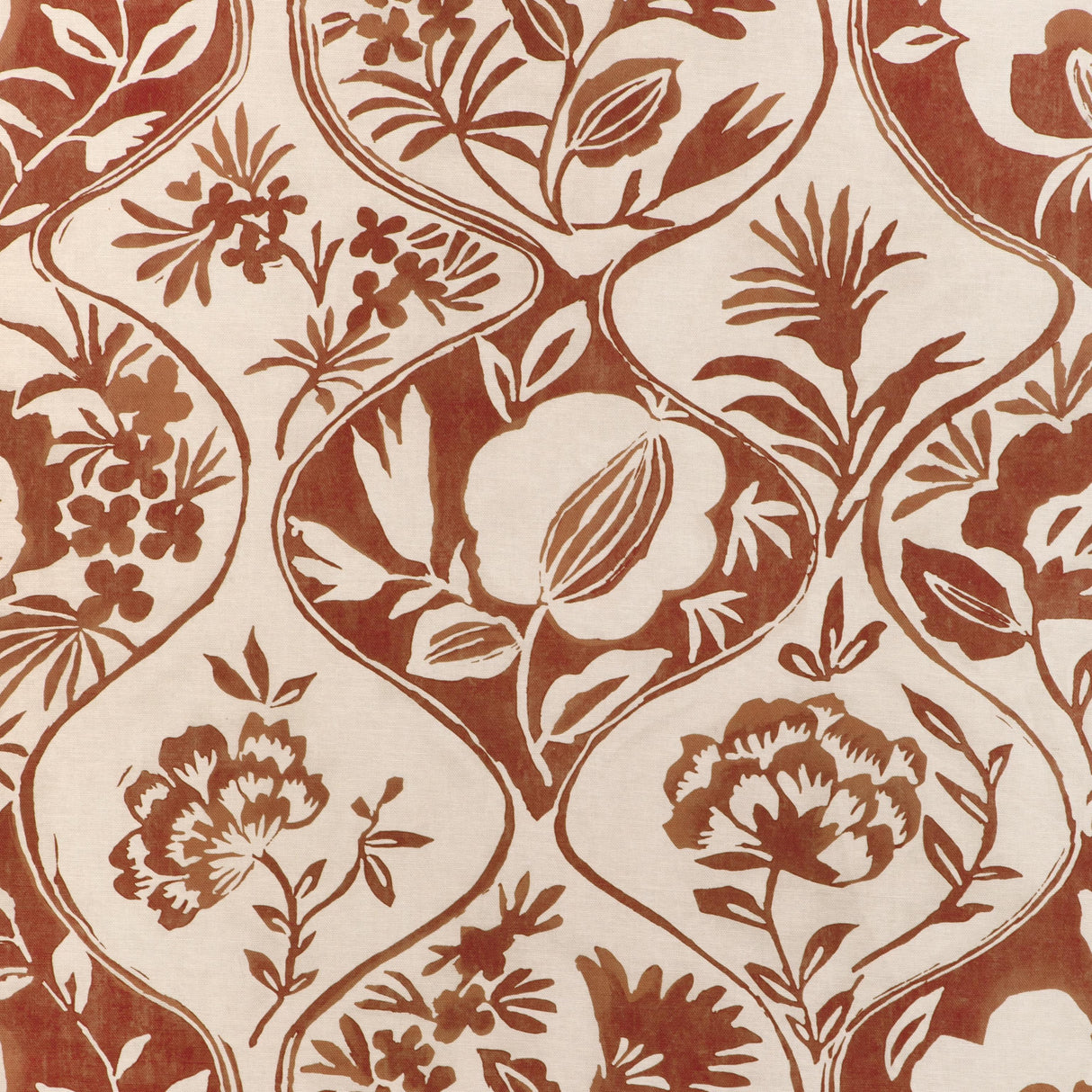Lee Jofa CALATHEA PRINT CLAY Fabric